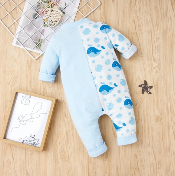 NTW Baby Whale Jumpsuit - Picture 2 of 4